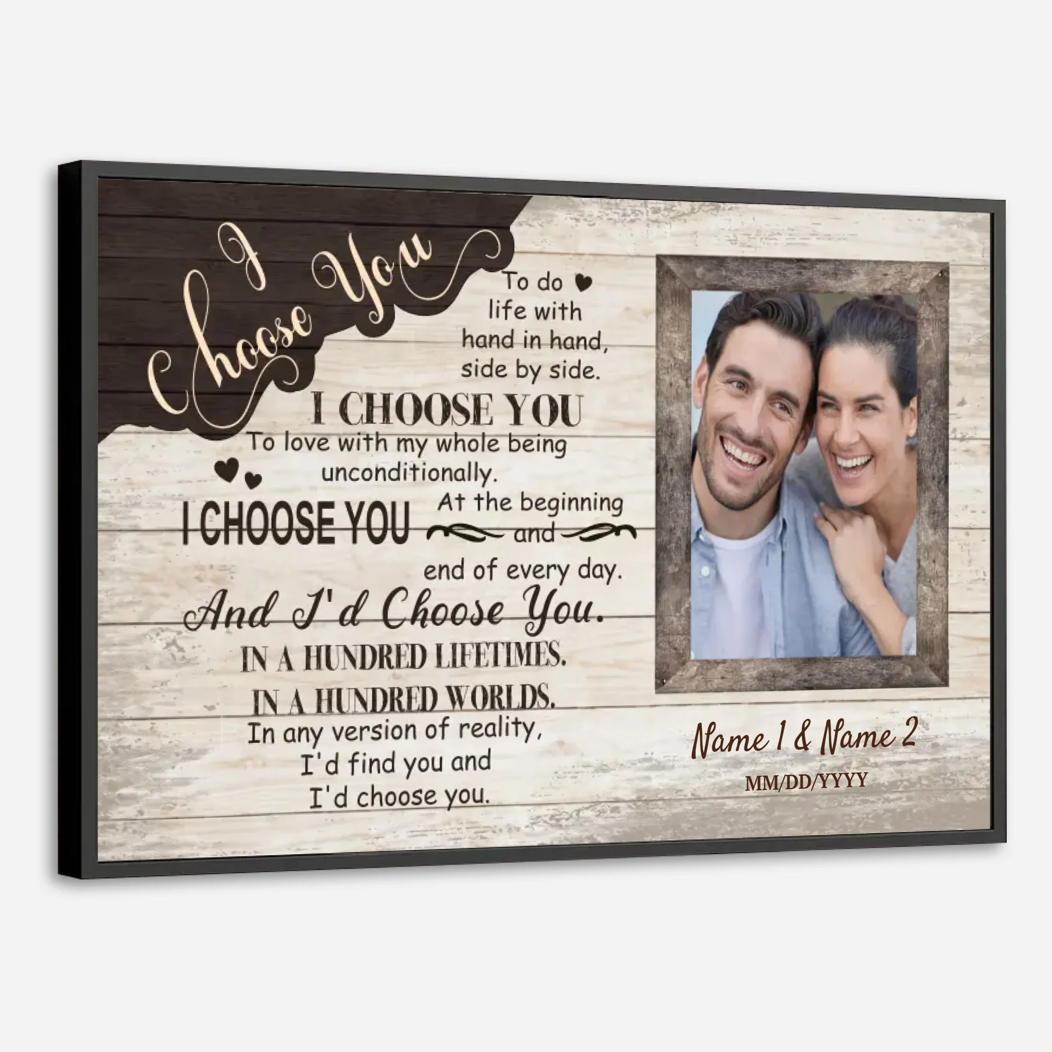 Personalized Romantic Poster – A Timeless Gift of Love - 89Prints