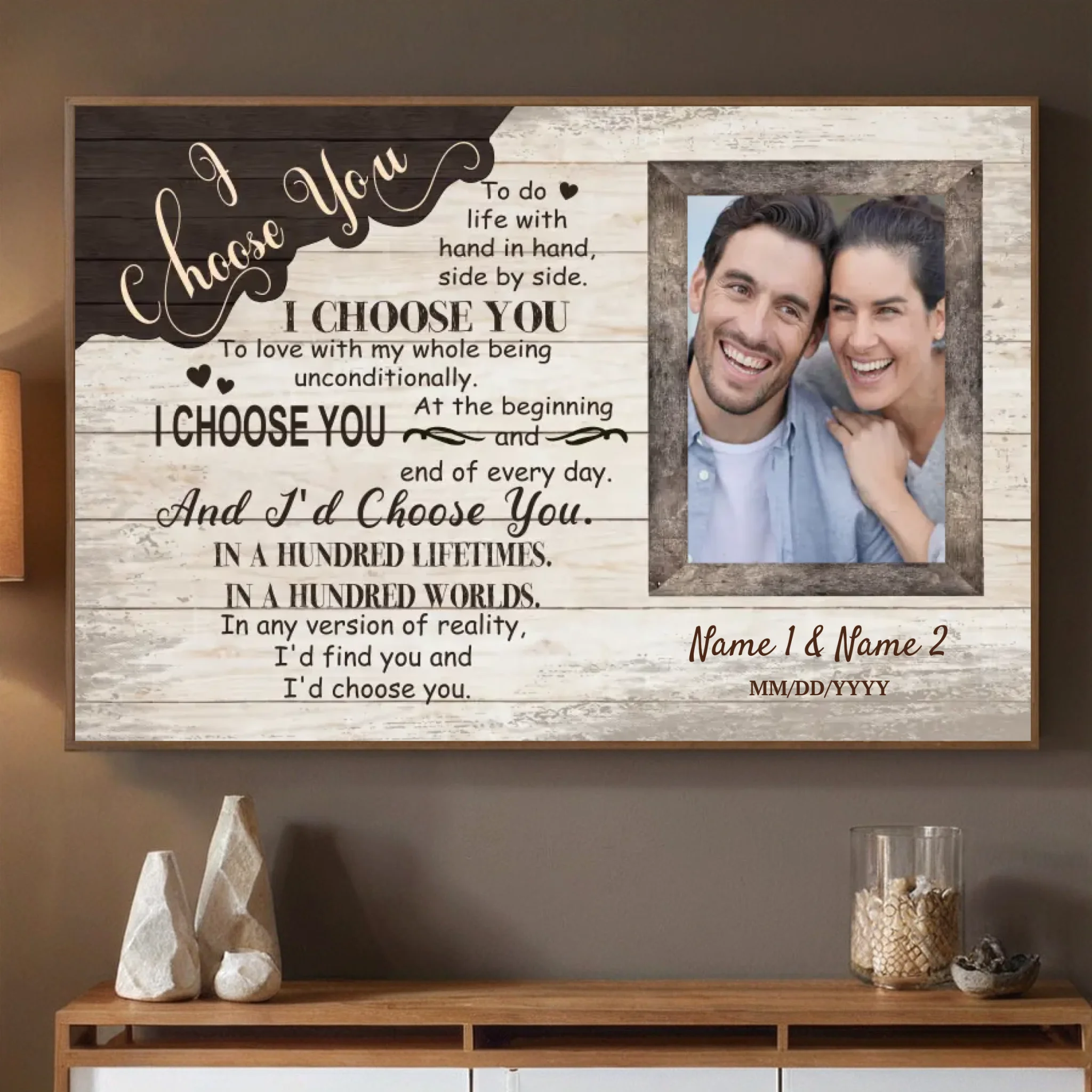 Personalized Romantic Poster – A Timeless Gift of Love - 89Prints