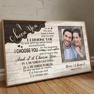 Personalized Romantic Poster – A Timeless Gift of Love - 89Prints