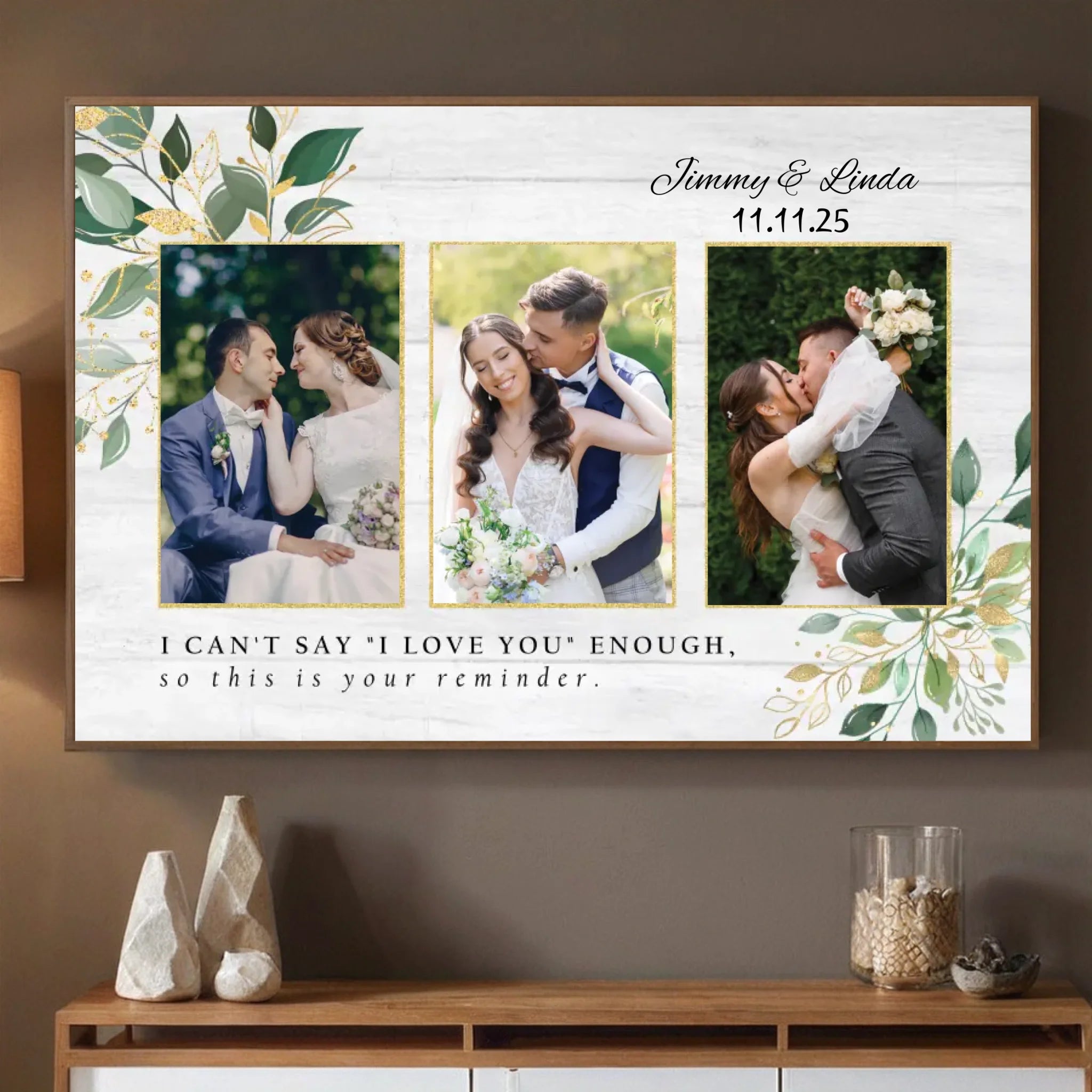 I Can’t Say I Love You Enough – A Personalized Love Poster Reminder - 89Prints