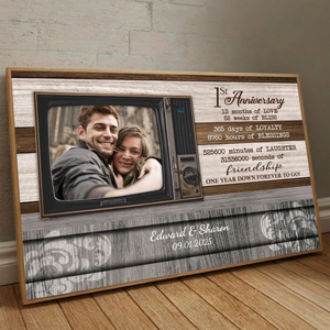 Custom Anniversary – Celebrate One Year of Love with Personalized Art - 89Prints