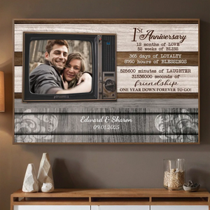 Custom Anniversary – Celebrate One Year of Love with Personalized Art - 89Prints