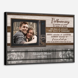 Custom Anniversary – Celebrate One Year of Love with Personalized Art - 89Prints