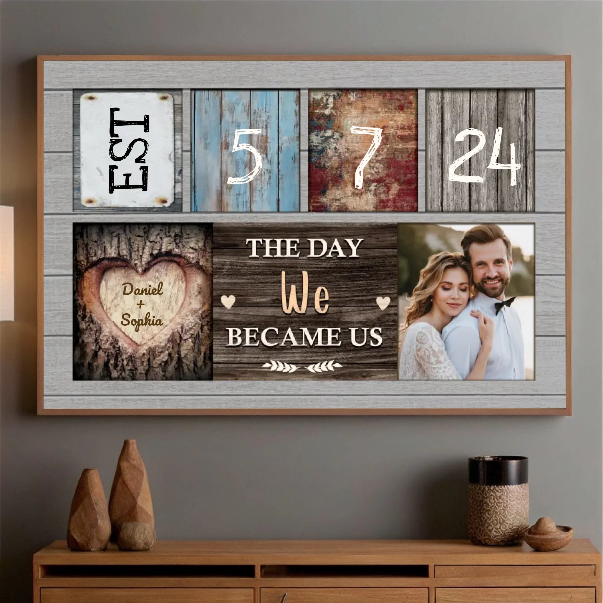 Personalized Wedding Date & Photo Poster – A Timeless Gift for Couples - 89Prints