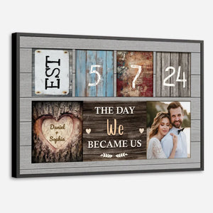 Personalized Wedding Date & Photo Poster – A Timeless Gift for Couples - 89Prints