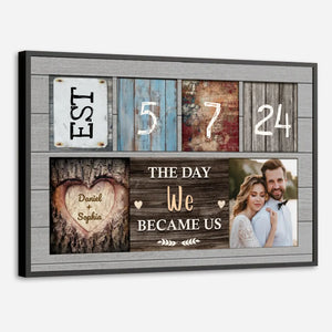 Personalized Wedding Date & Photo Poster – A Timeless Gift for Couples - 89Prints