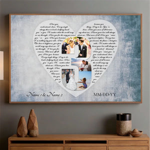 Love That Lasts Forever – A Personalized Love Poster for Couples - 89Prints