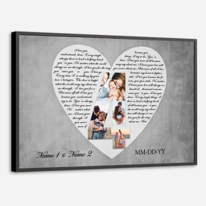 Together is My Favorite Place – A Personalized Love Poster with Names & Date - 89Prints