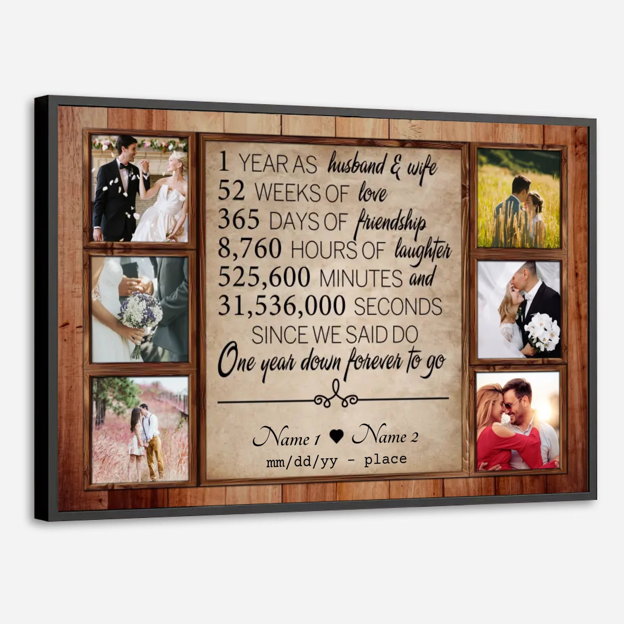 Our Love Story – A Beautiful Journey Together in a Personalized Poster - 89Prints