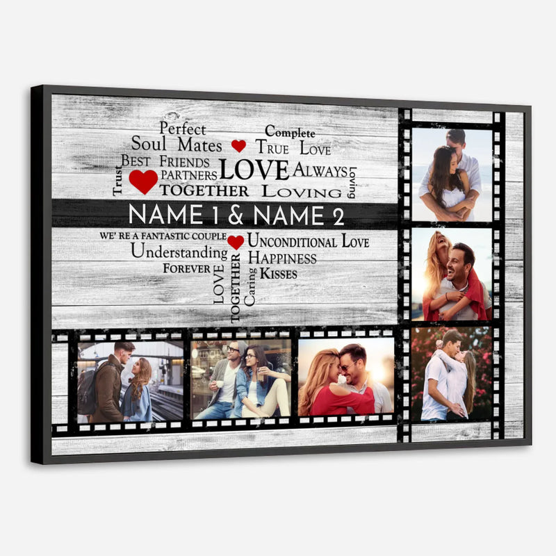 Perfect Soul Mates and True Love – A Personalized Poster for Couples - 89Prints