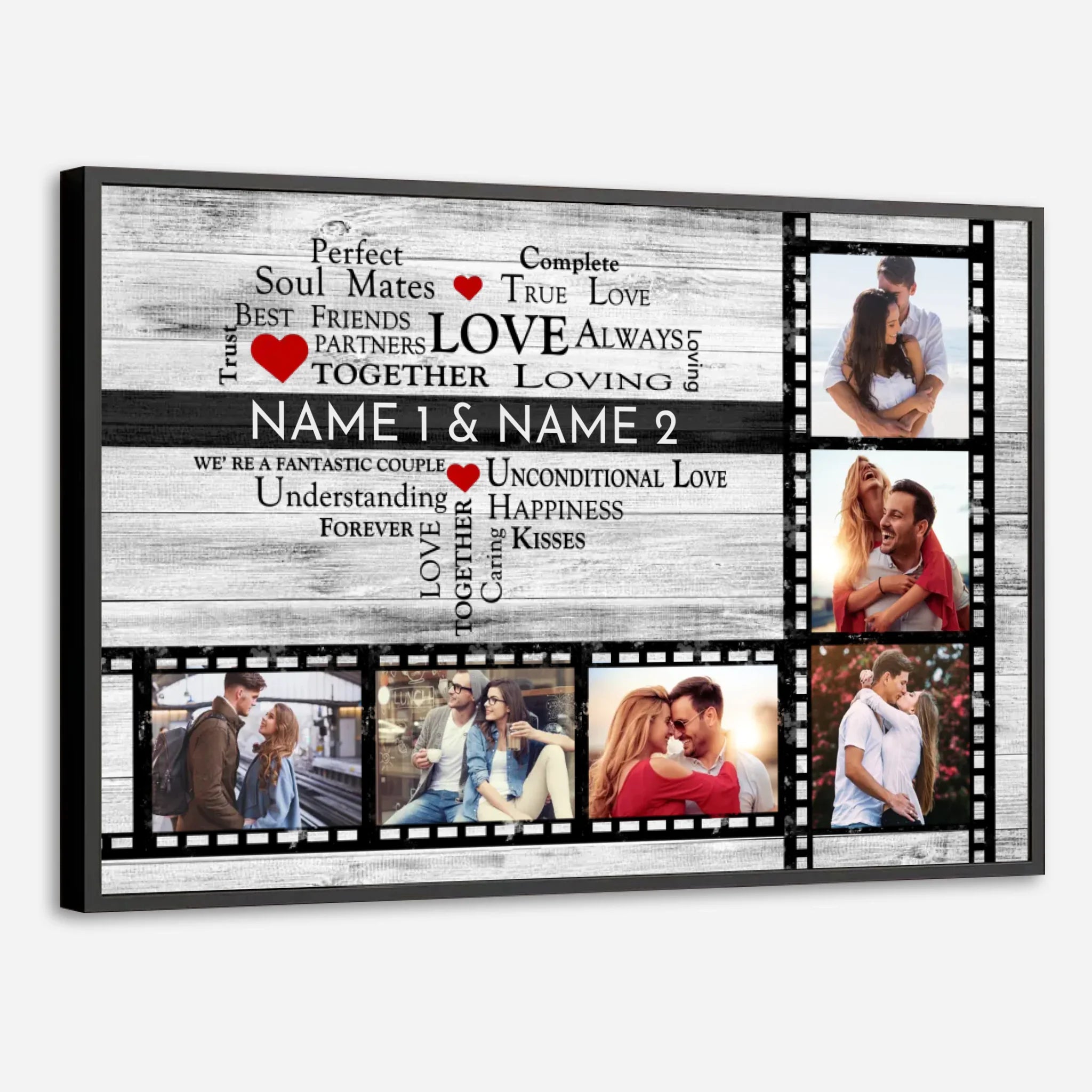 Perfect Soul Mates and True Love – A Personalized Poster for Couples - 89Prints