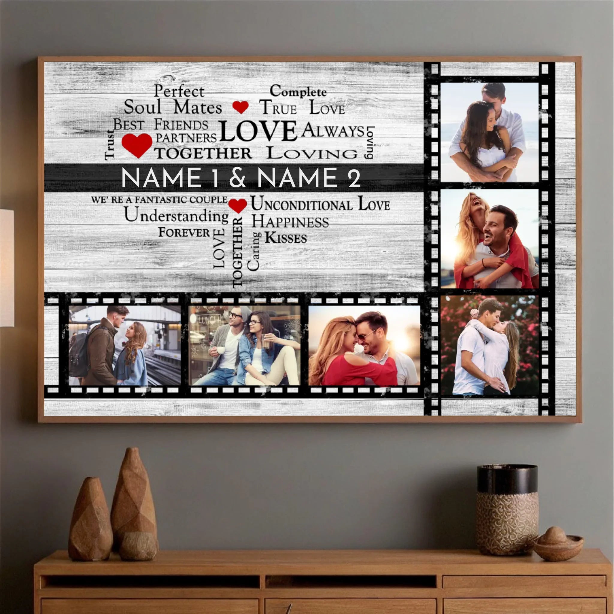 Perfect Soul Mates and True Love – A Personalized Poster for Couples - 89Prints