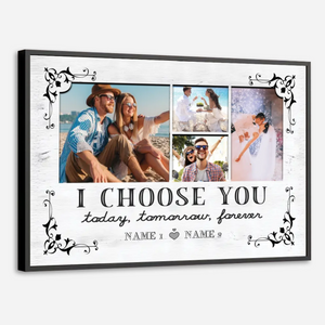 Customizable Wedding Poster – “I Choose You” – A Celebration of Forever Love - 89Prints