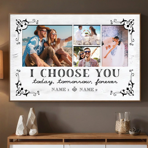 Customizable Wedding Poster – “I Choose You” – A Celebration of Forever Love - 89Prints