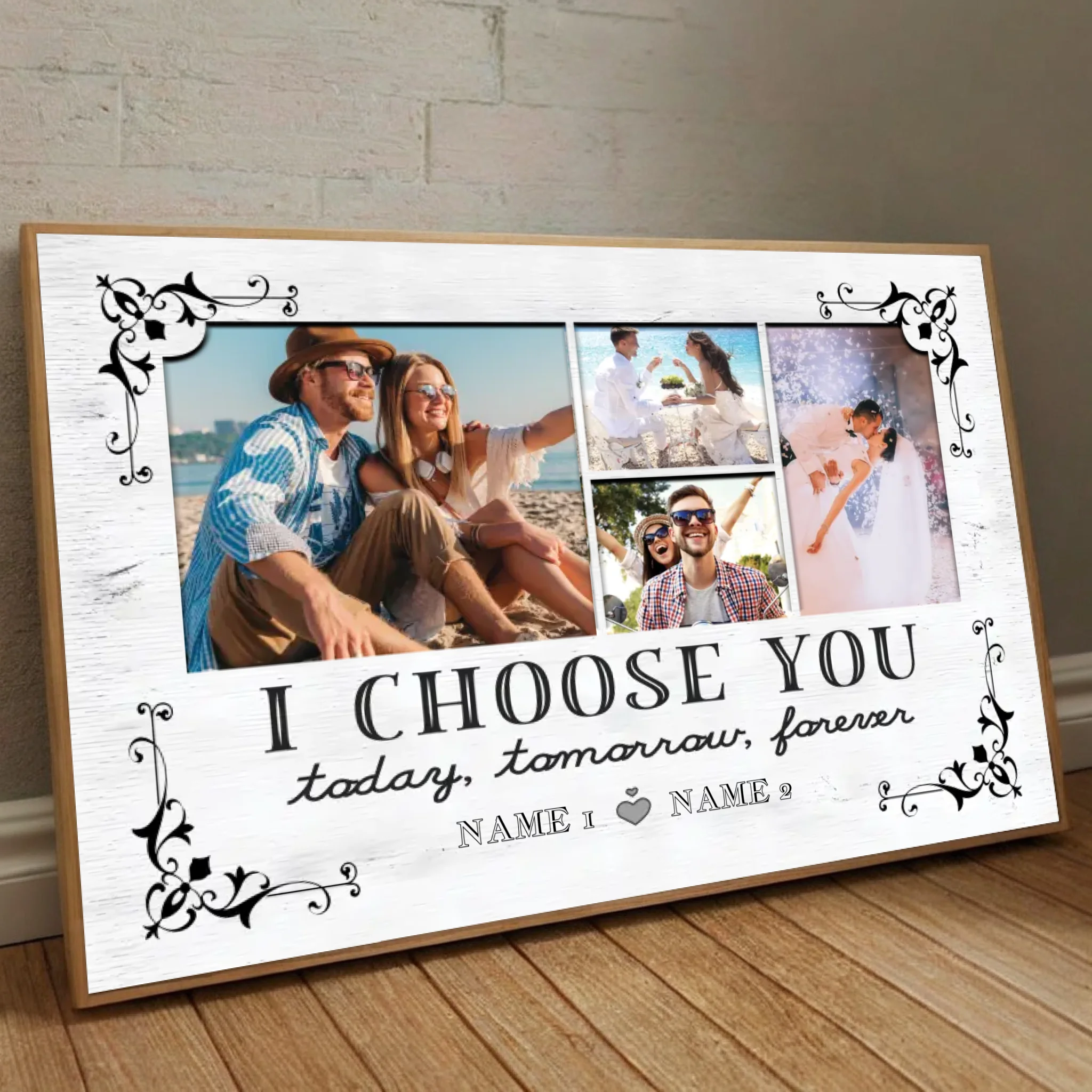 Customizable Wedding Poster – “I Choose You” – A Celebration of Forever Love - 89Prints