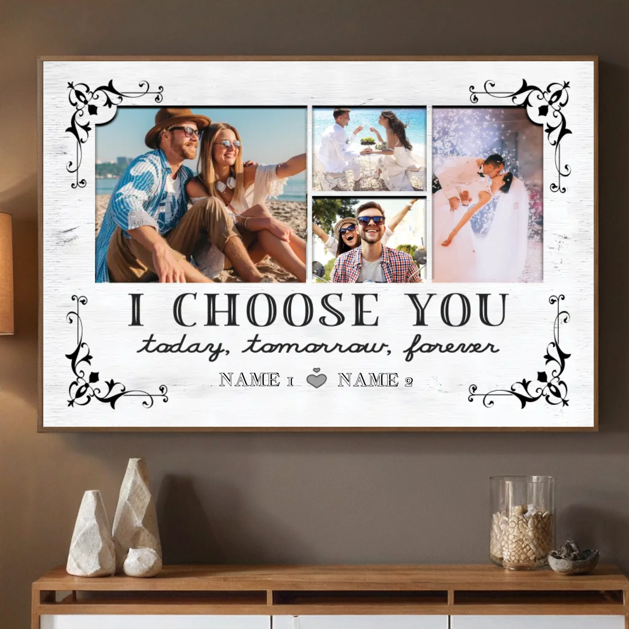 Customizable Wedding Poster – “I Choose You” – A Celebration of Forever Love - 89Prints