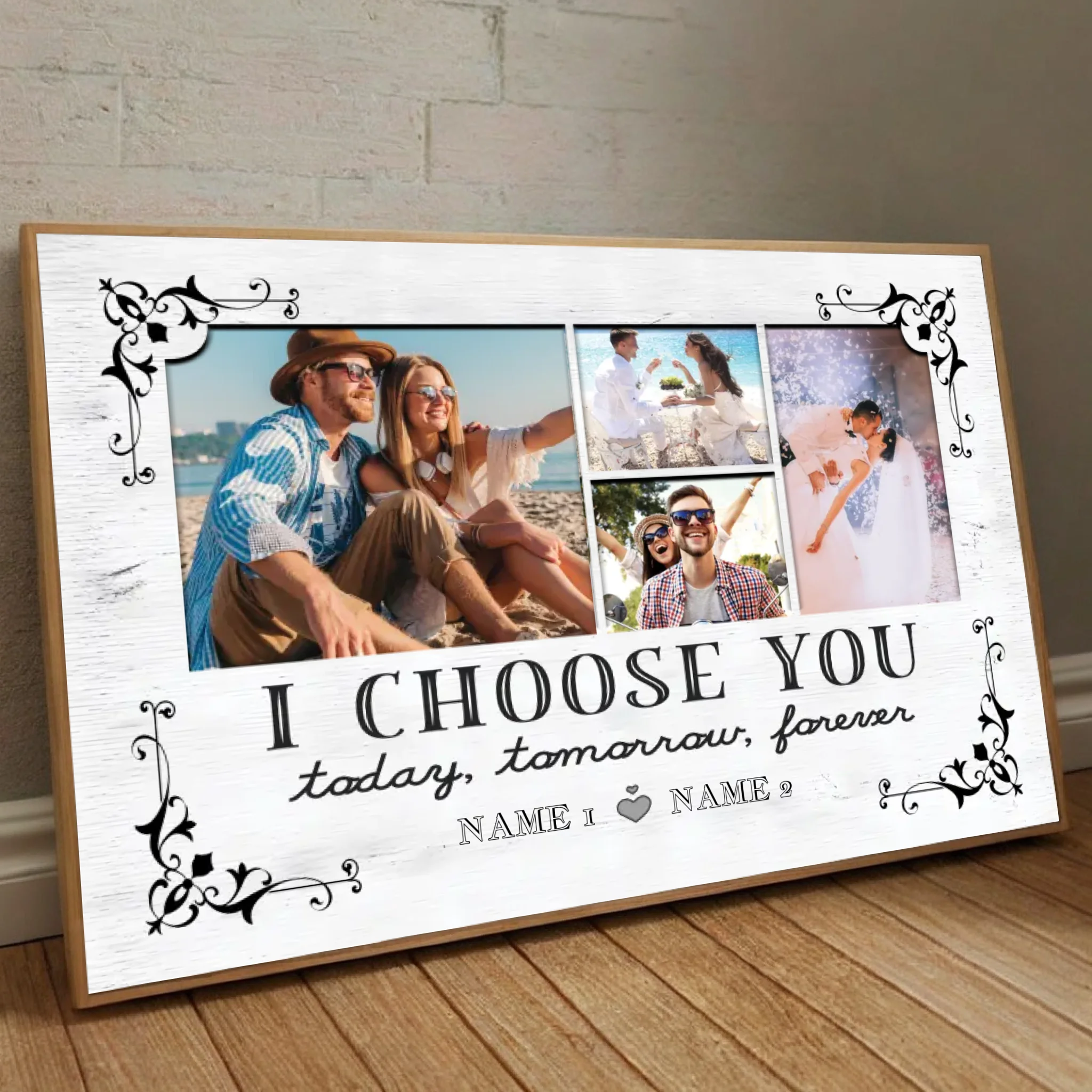 Customizable Wedding Poster – “I Choose You” – A Celebration of Forever Love - 89Prints