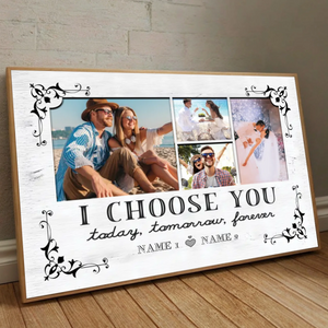 Customizable Wedding Poster – “I Choose You” – A Celebration of Forever Love - 89Prints