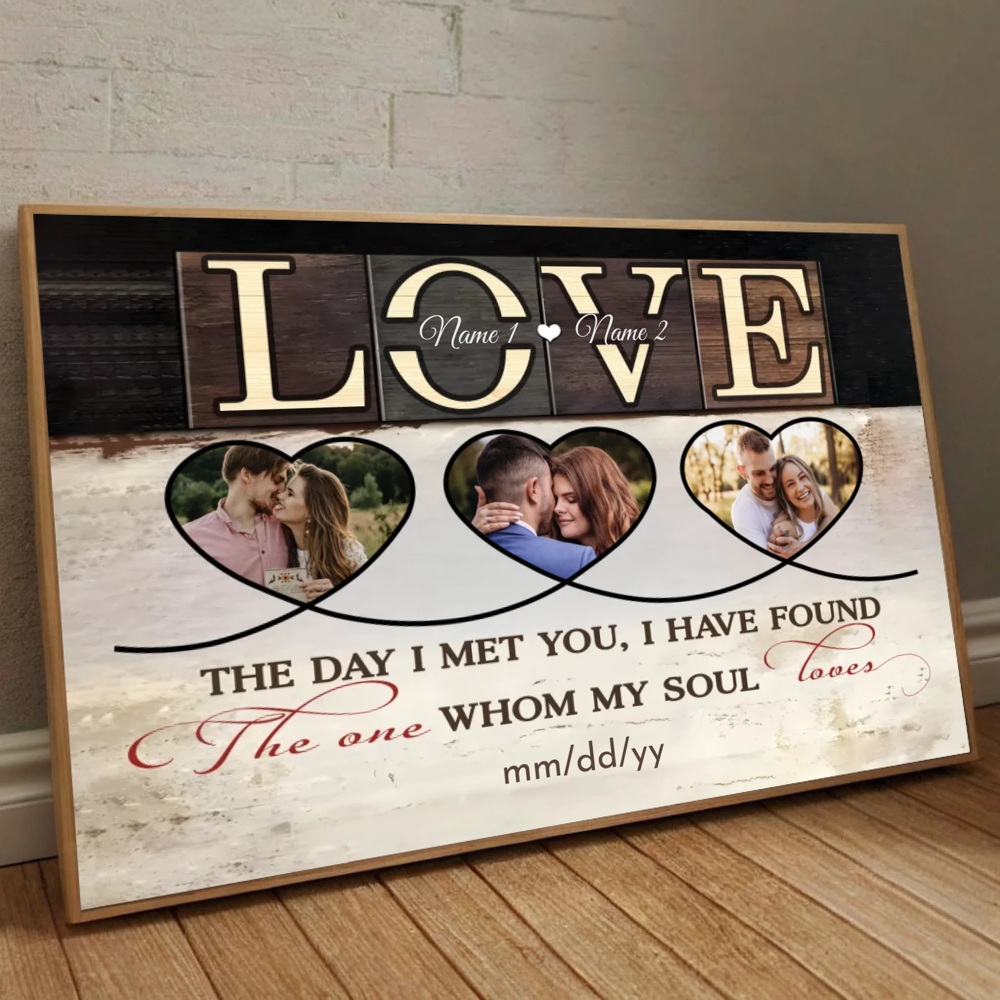 Customizable Wedding Gift – Turn Your Vows into Elegant Wall Art - 89Prints