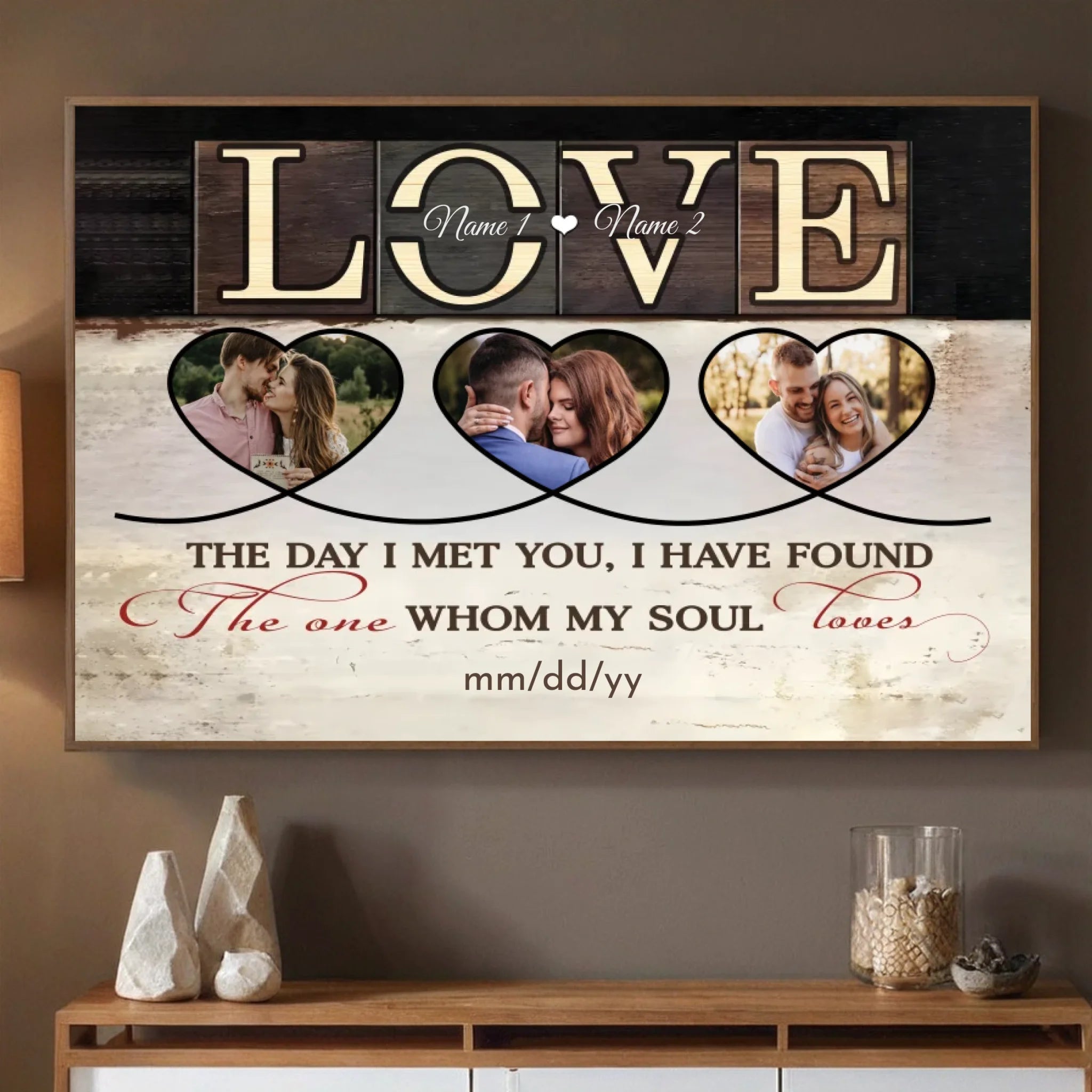 Customizable Wedding Gift – Turn Your Vows into Elegant Wall Art - 89Prints