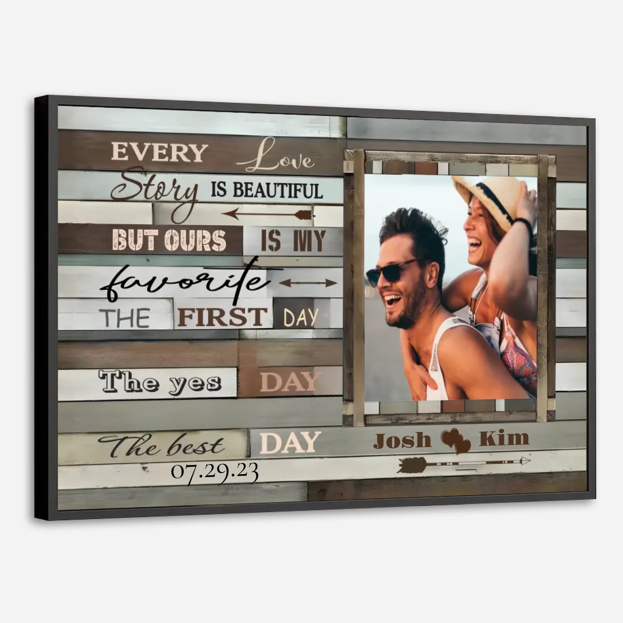 Personalized Poster – Every Love Story is Beautiful, But Ours is My Favorite - 89Prints
