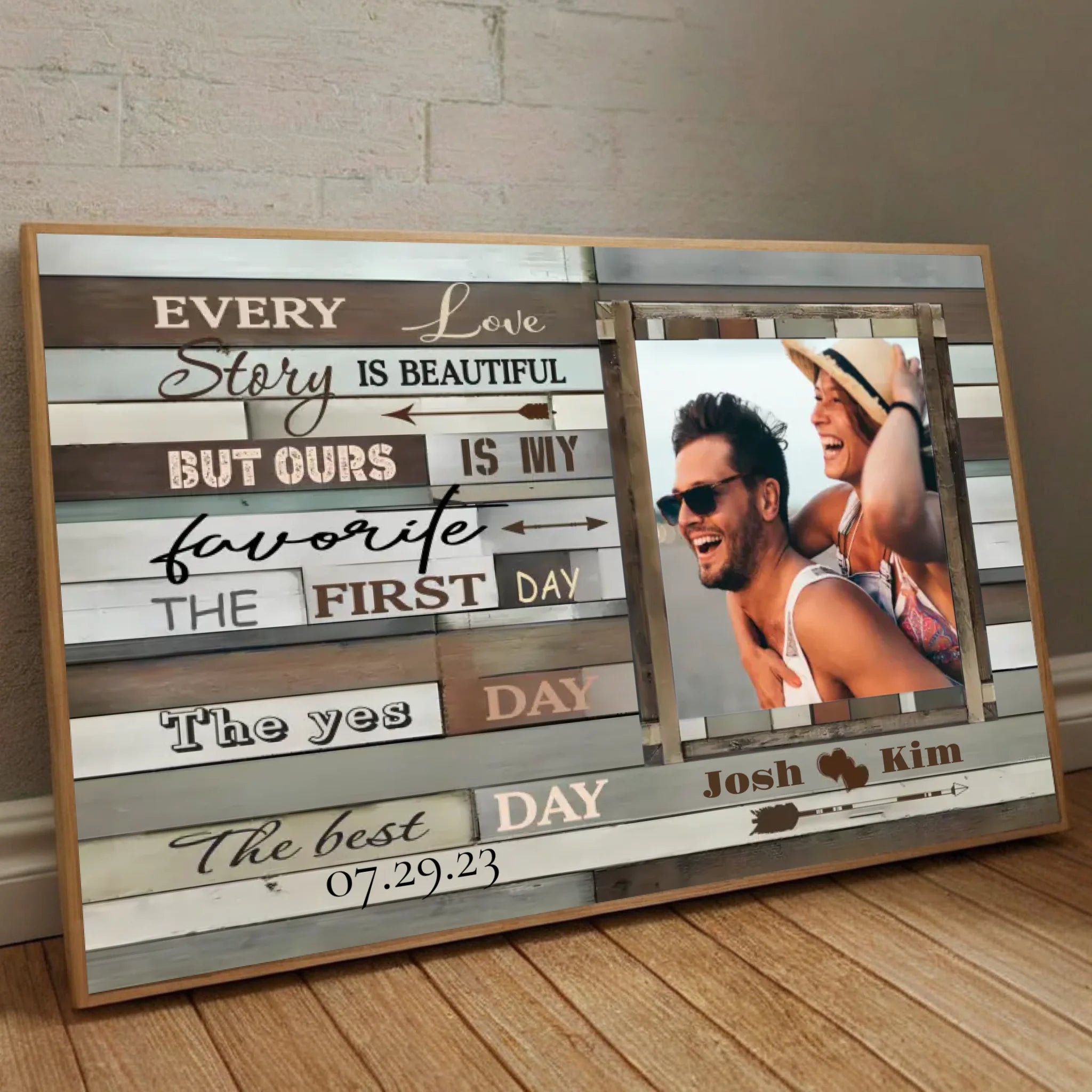 Personalized Poster – Every Love Story is Beautiful, But Ours is My Favorite - 89Prints
