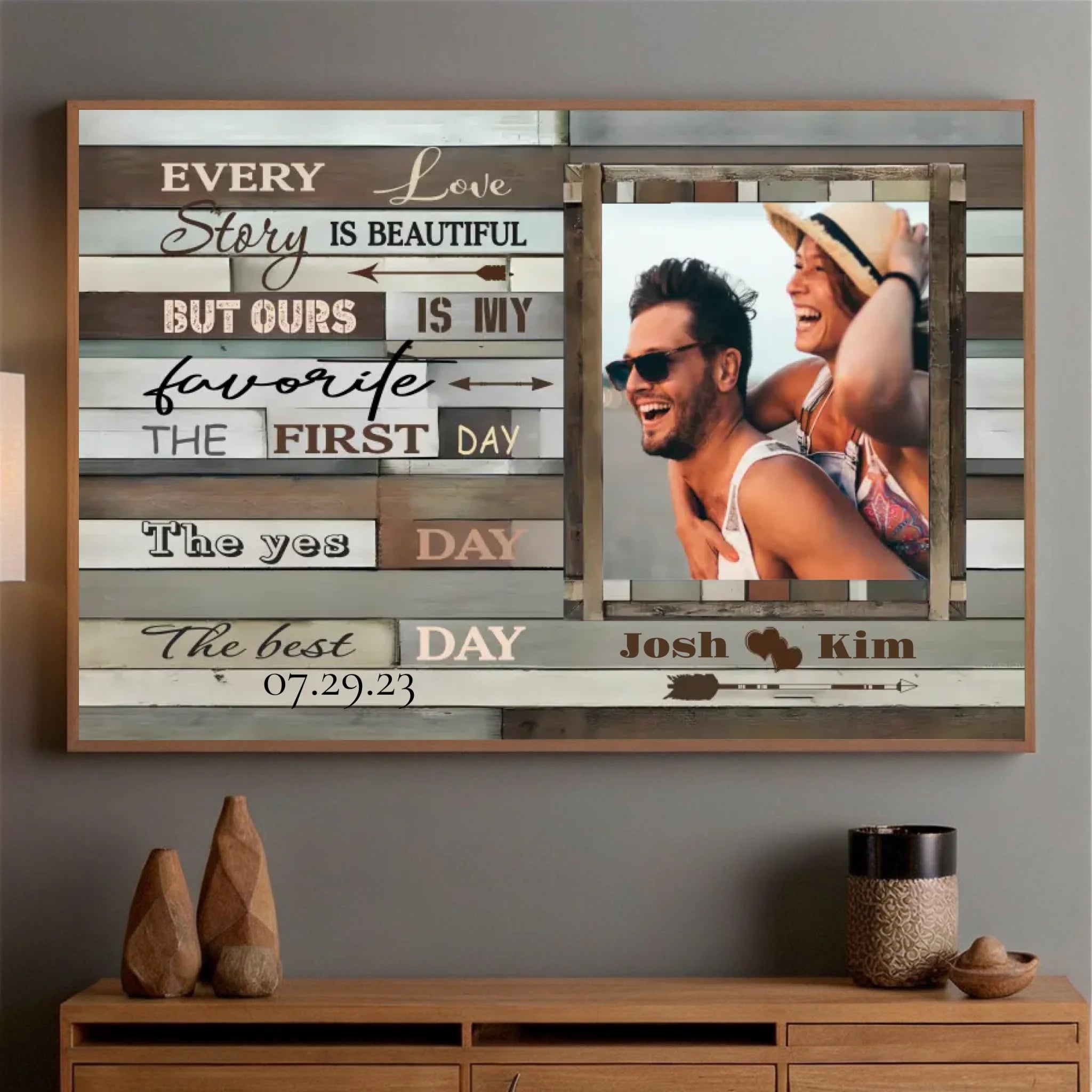 Personalized Poster – Every Love Story is Beautiful, But Ours is My Favorite - 89Prints