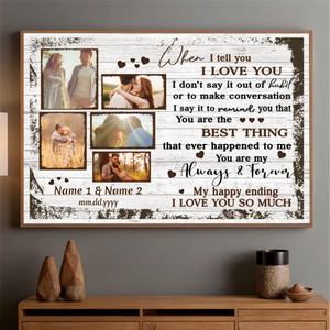 Customizable Wedding Gift – Always and Forever Love | 89Prints