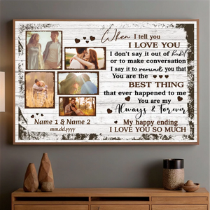 Customizable Wedding Gift – Always and Forever Love | 89Prints