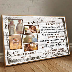 Customizable Wedding Gift – Always and Forever Love | 89Prints