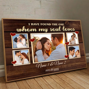 Whom My Soul Loves – Custom Wedding Poster Celebrating Your Unique Love - 89Prints