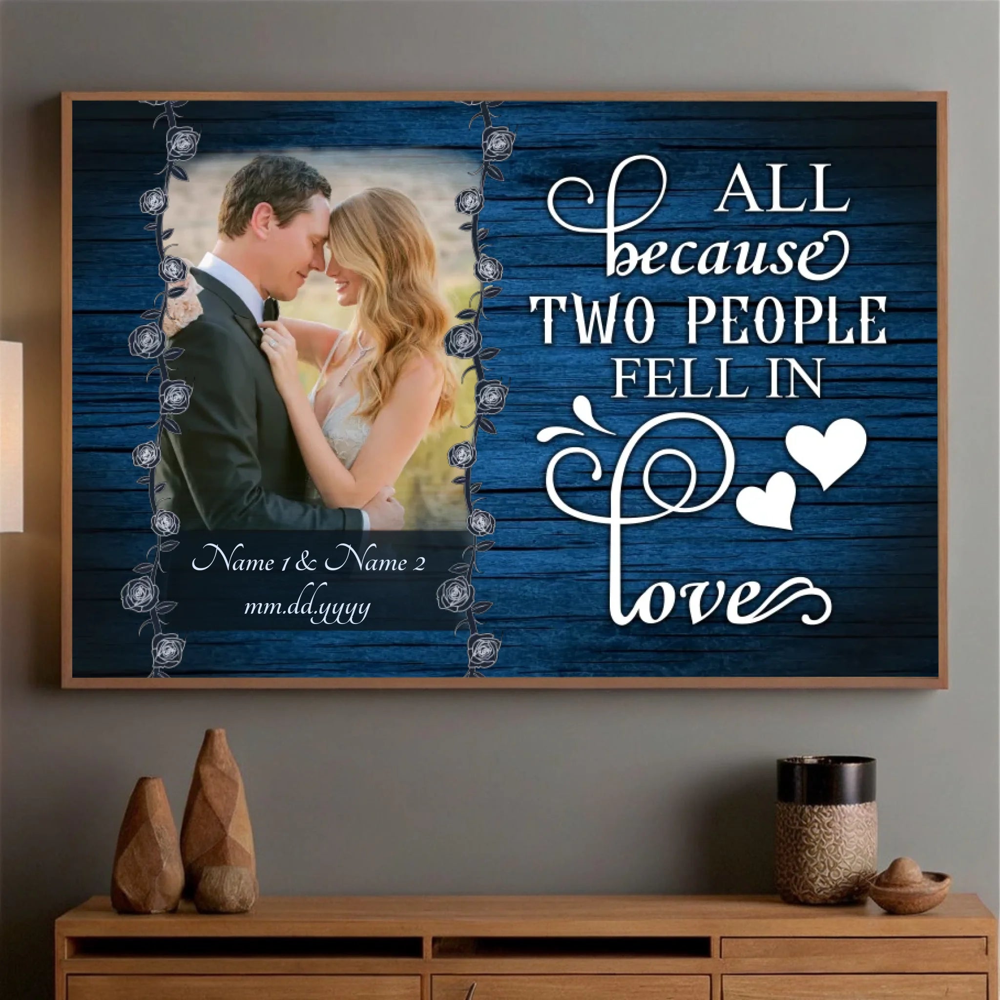 Personalized Wedding Poster: Custom Art to Celebrate Your Love Story - 89Prints