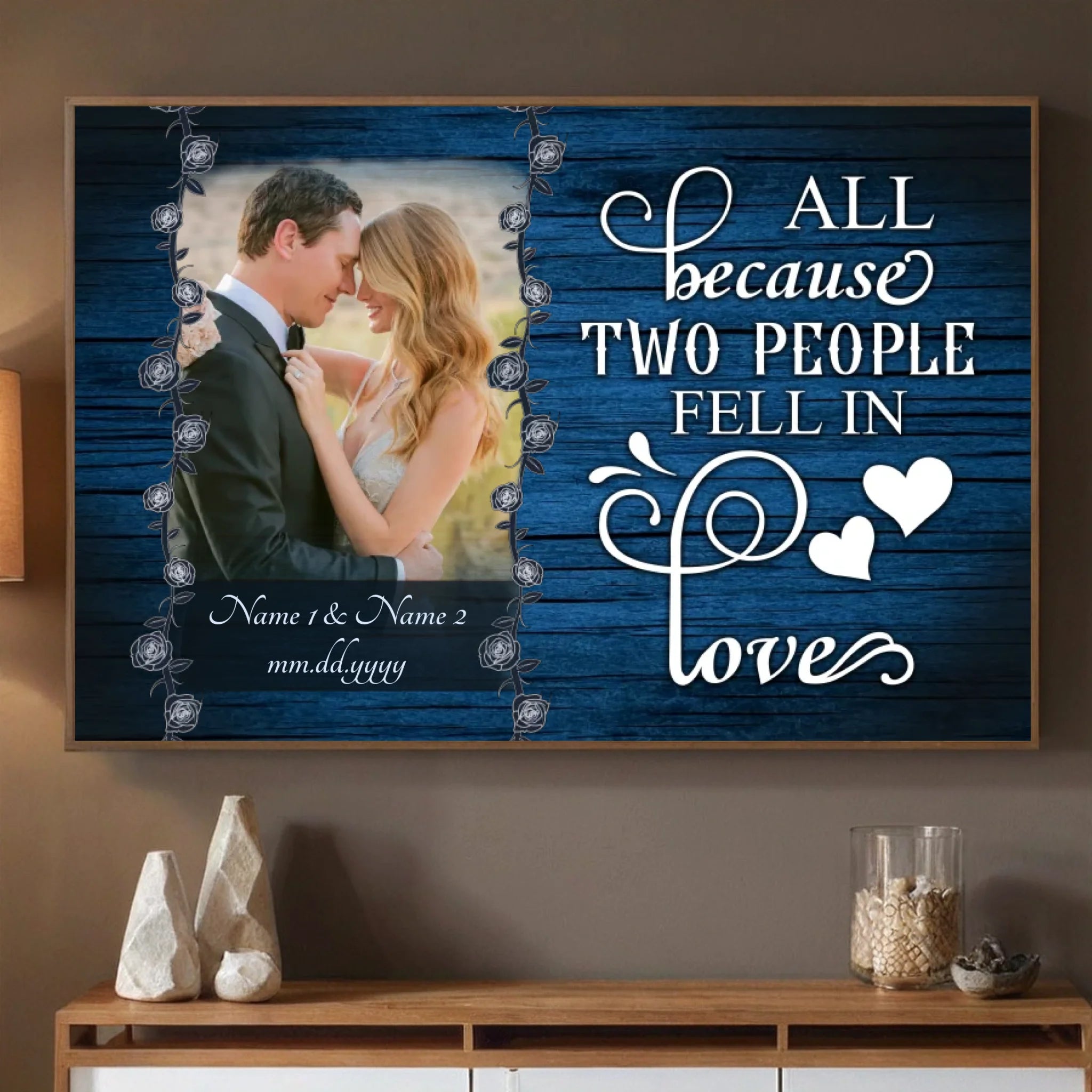 Personalized Wedding Poster: Custom Art to Celebrate Your Love Story - 89Prints