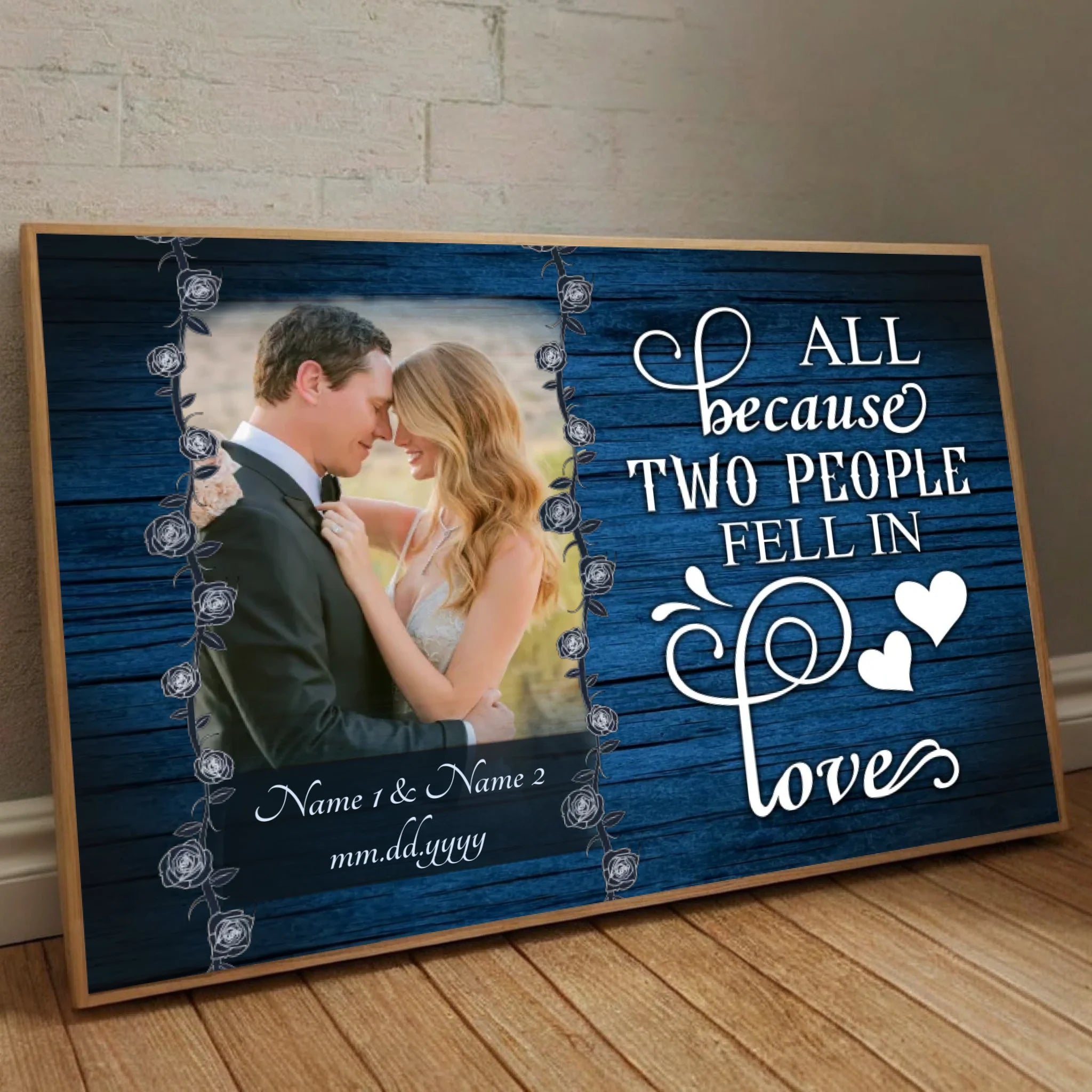 Personalized Wedding Poster: Custom Art to Celebrate Your Love Story - 89Prints