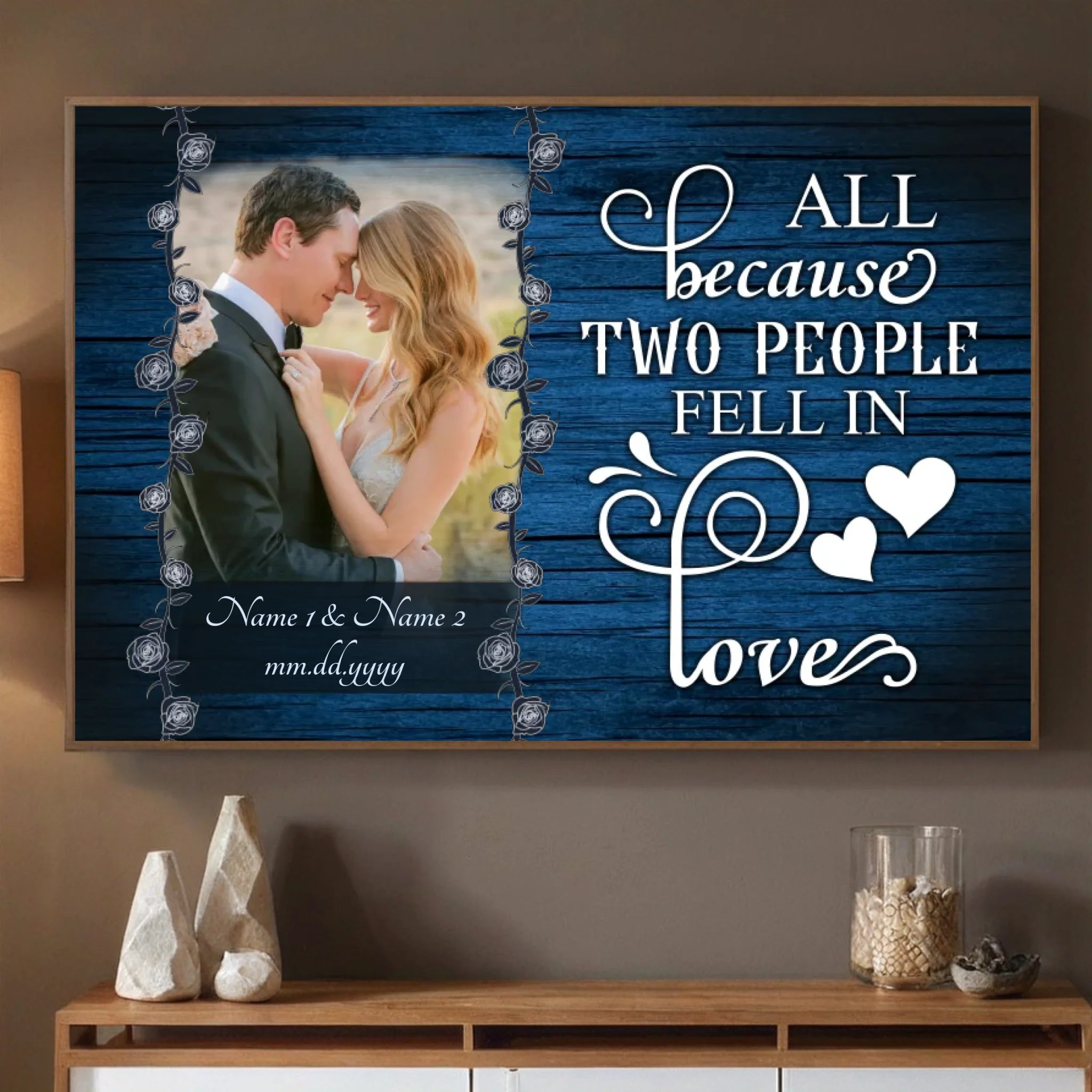 Personalized Wedding Poster: Custom Art to Celebrate Your Love Story - 89Prints