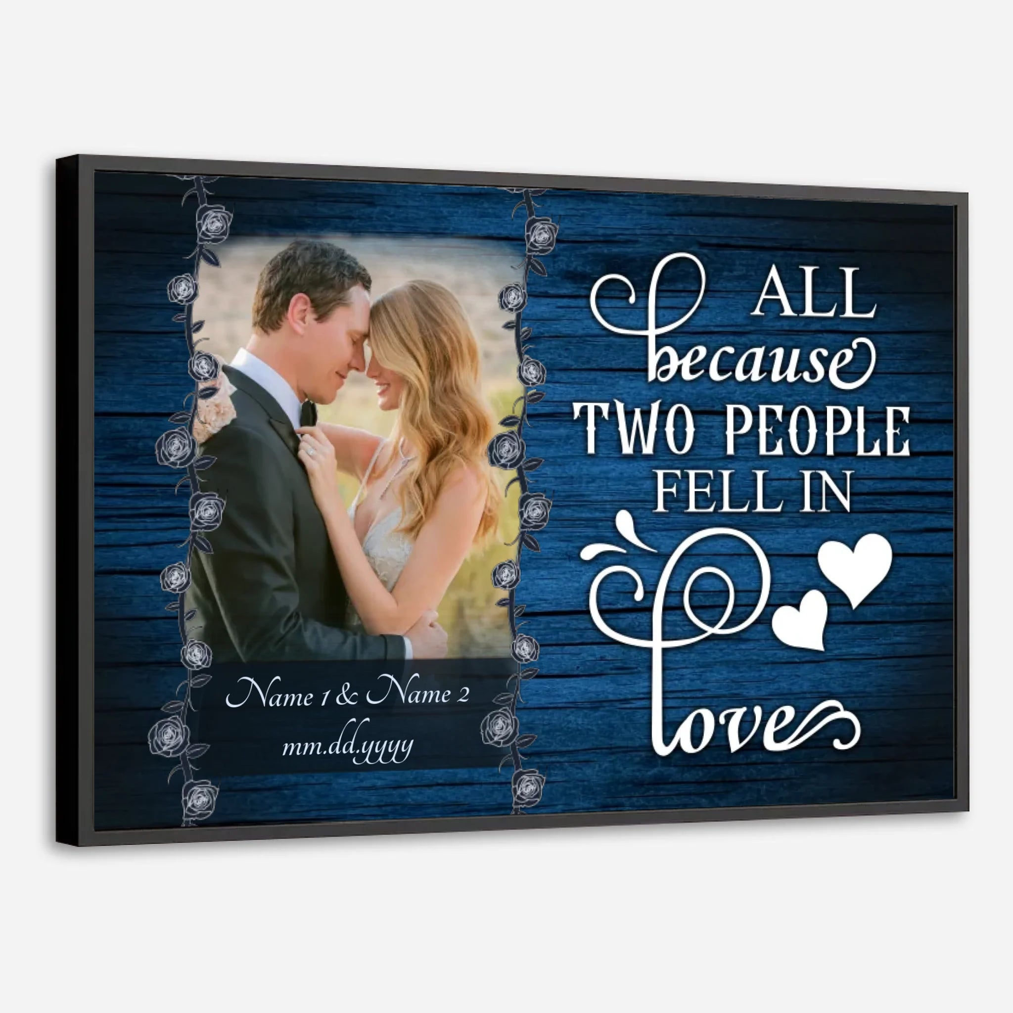 Personalized Wedding Poster: Custom Art to Celebrate Your Love Story - 89Prints