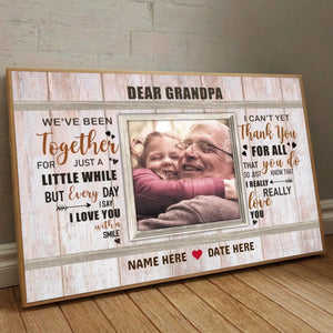 Customizable Grandpa Poster – A Unique Gift of Love from 89Prints