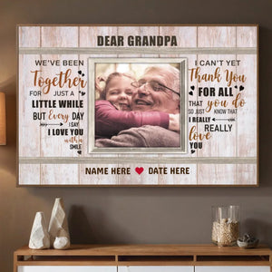 Customizable Grandpa Poster – A Unique Gift of Love from 89Prints