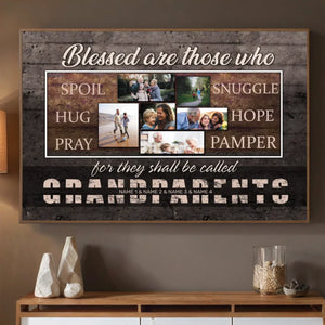 Custom Grandparents Poster – Where Love Grows and Family Begins - 89Prints