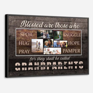 Custom Grandparents Poster – Where Love Grows and Family Begins - 89Prints