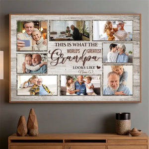 The World’s Greatest Grandpa – Personalized Tribute Poster - 89Prints