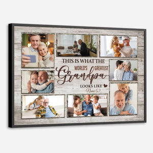 The World’s Greatest Grandpa – Personalized Tribute Poster - 89Prints