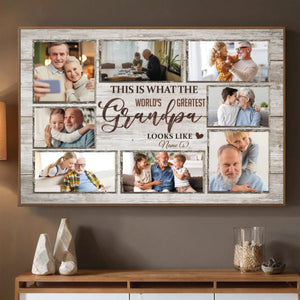 The World’s Greatest Grandpa – Personalized Tribute Poster - 89Prints