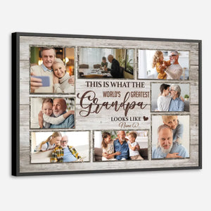 The World’s Greatest Grandpa – Personalized Tribute Poster - 89Prints