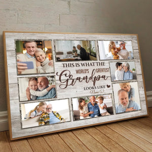 The World’s Greatest Grandpa – Personalized Tribute Poster - 89Prints