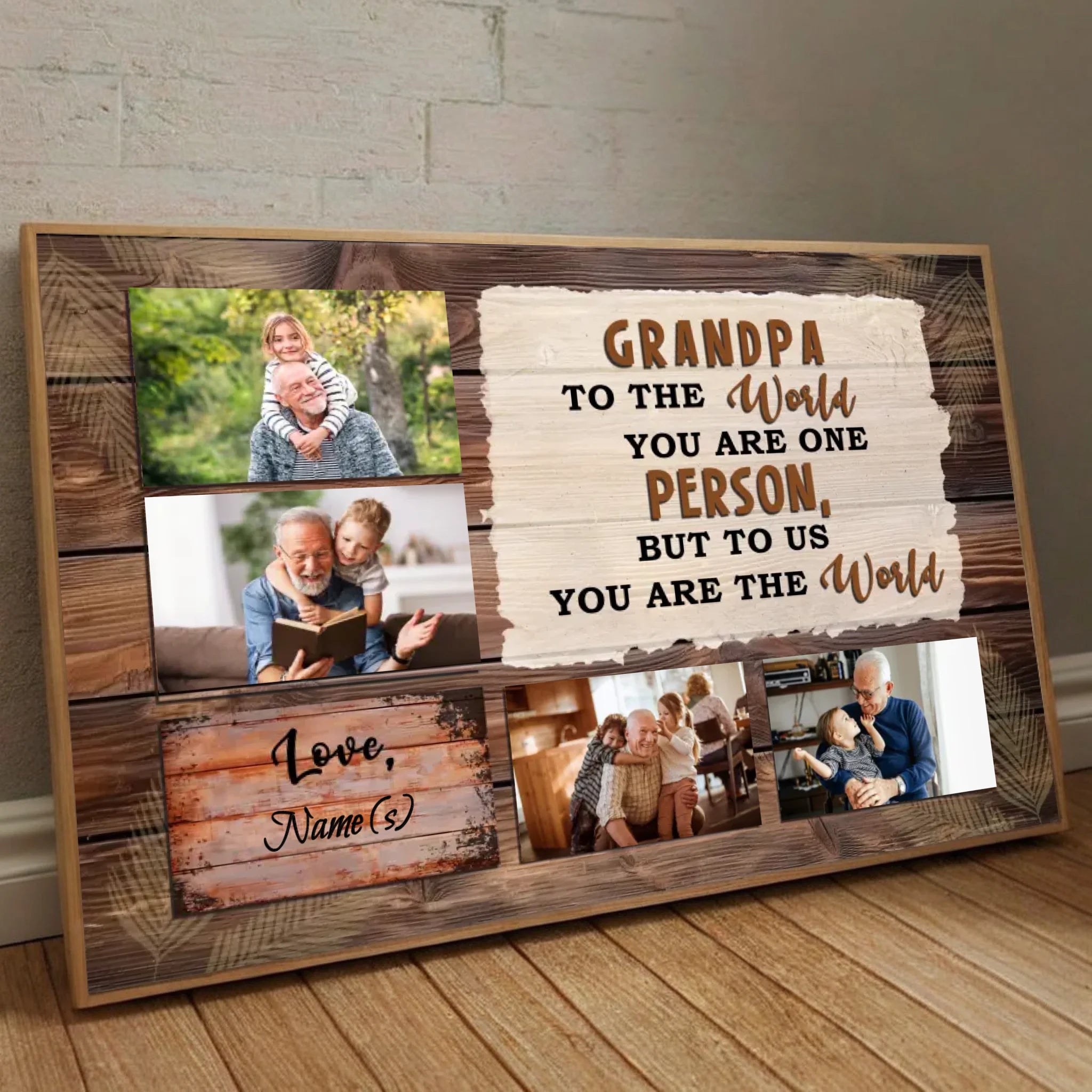 You Are Our World – Quality Personalized Poster Painting - 89Prints