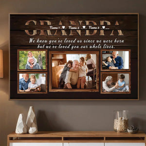 Celebrating a Lifetime of Love with Grandpa – Personalized Gift from the Heart - 89Prints