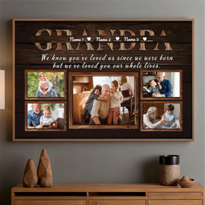 Celebrating a Lifetime of Love with Grandpa – Personalized Gift from the Heart - 89Prints