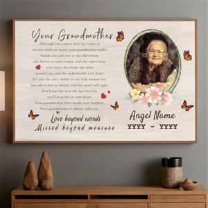 Custom Grandmother Poster – A Bond That Time Can’t Break - 89Prints