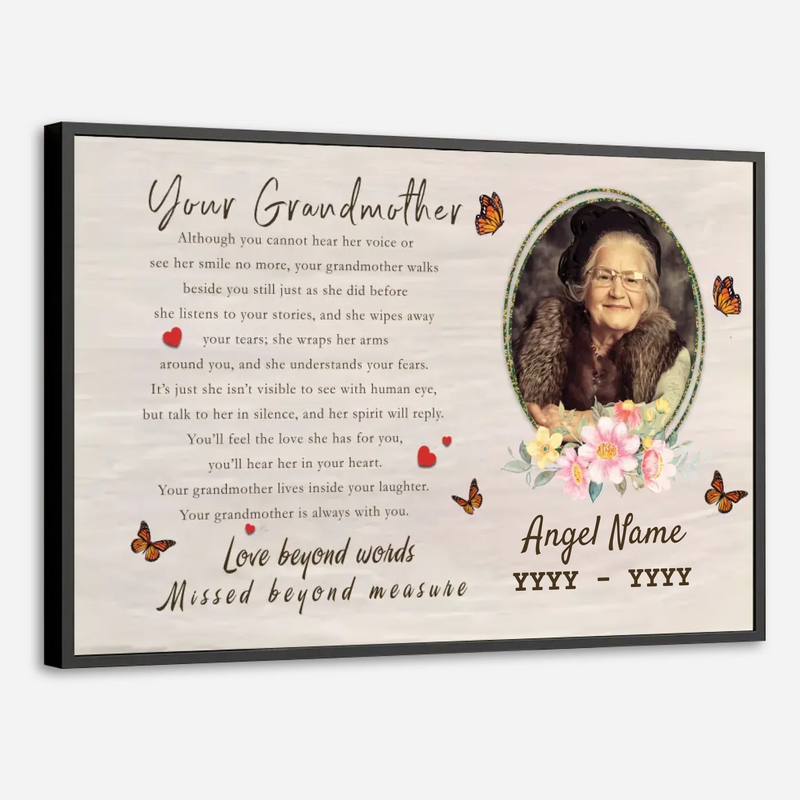 Custom Grandmother Poster – A Bond That Time Can’t Break - 89Prints